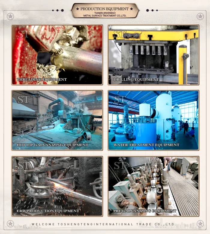 Furniture Schedule 80 Galvanized Steel Pipe for Fitness Equipment