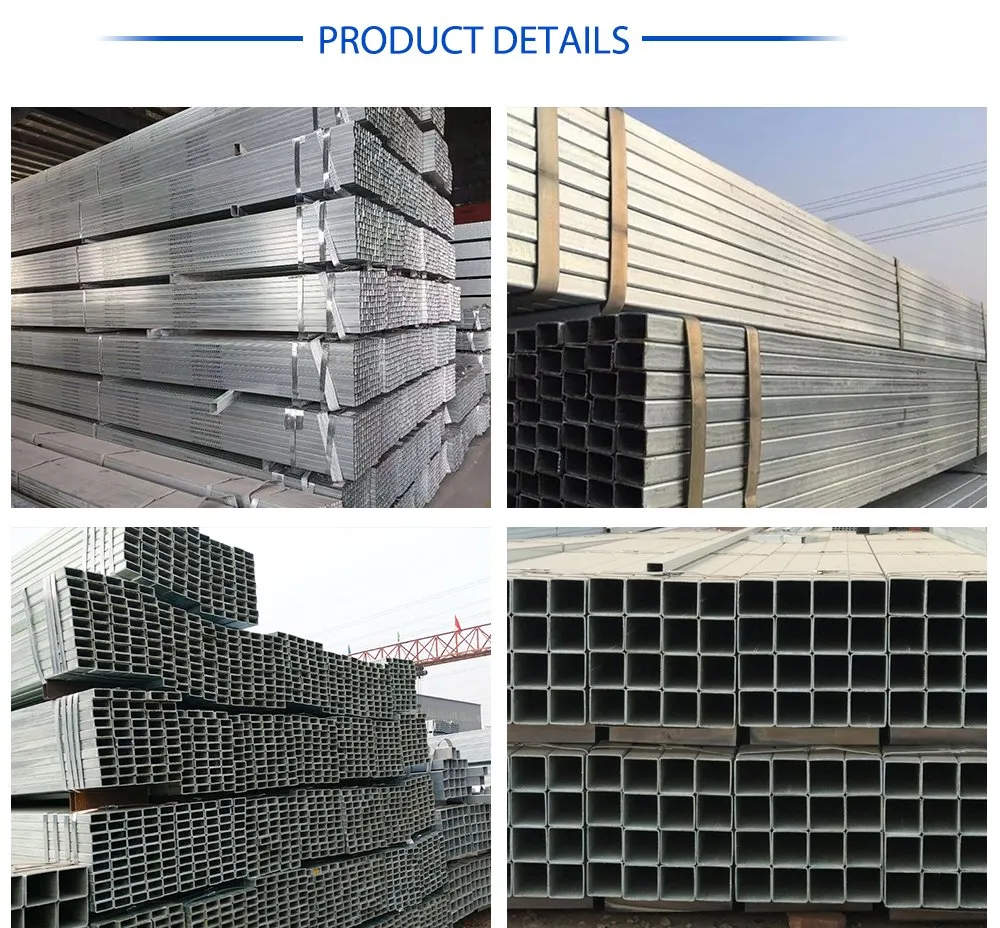 Galvanized Square Tube and Pipe Z80 Made in China