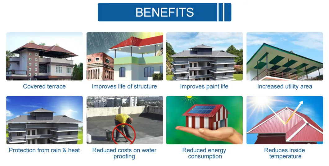 Gi Metal Sheets Galvanized Steel Wave Tiles