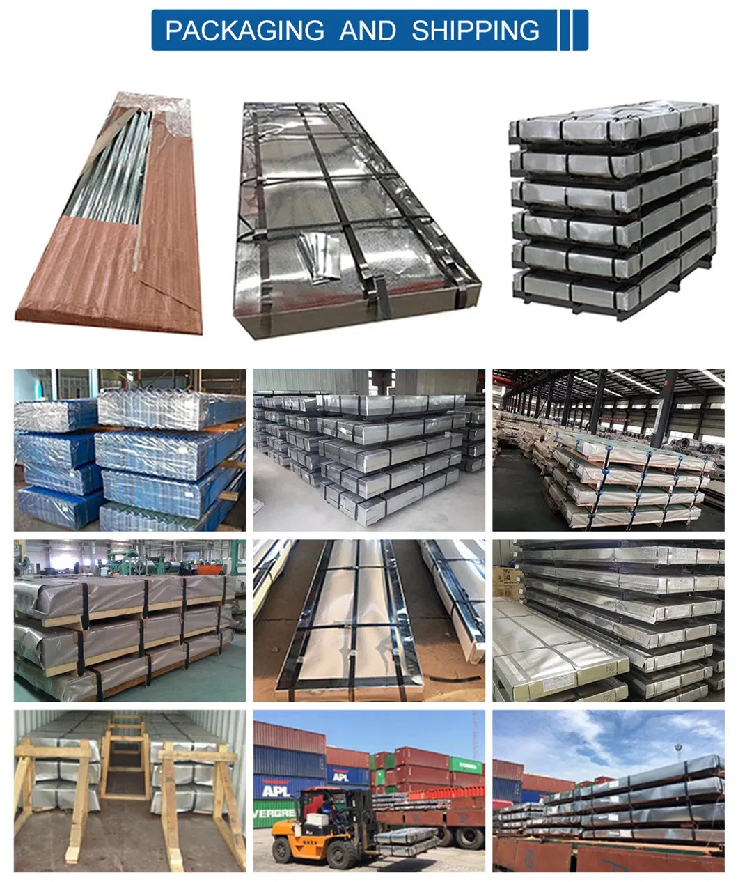 Gi Metal Sheets Galvanized Steel Wave Tiles