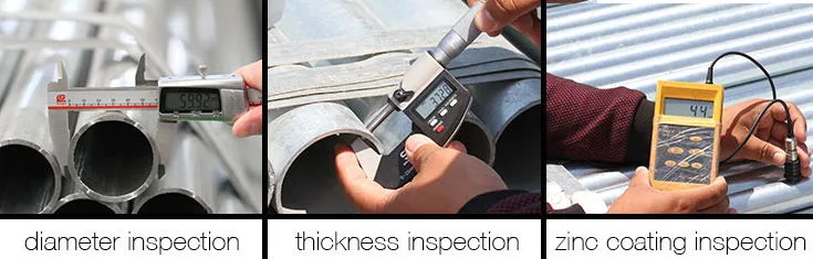 Gi Pipe/ Pre Galvanized Round Steel Pipe /ASTM A53 Sch 40 Grade B