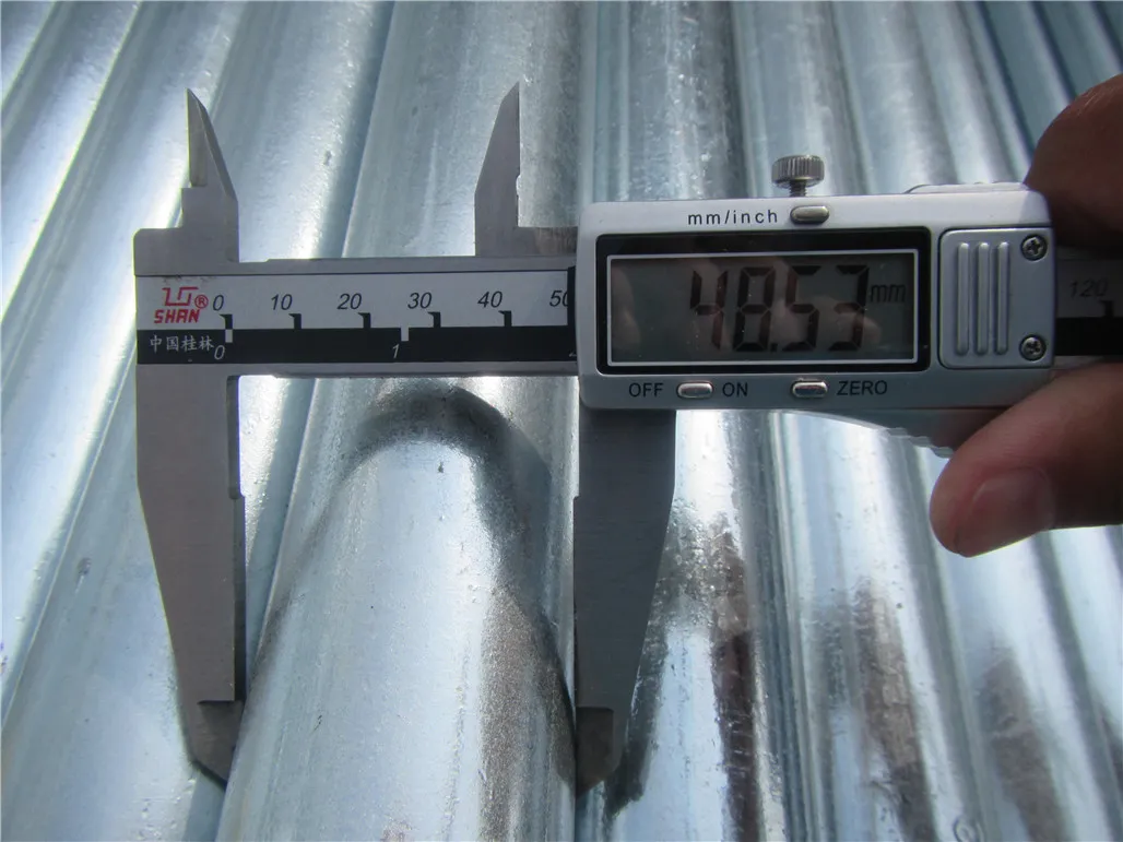 Gi Pipe Quality Q235/Q195 Gi Pipe Galvanized Steel Pipe and Tube