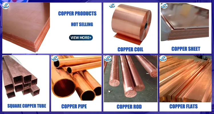 High Purity Copper Sheet C11000 C10100 C10200 C1100 Copper Plate