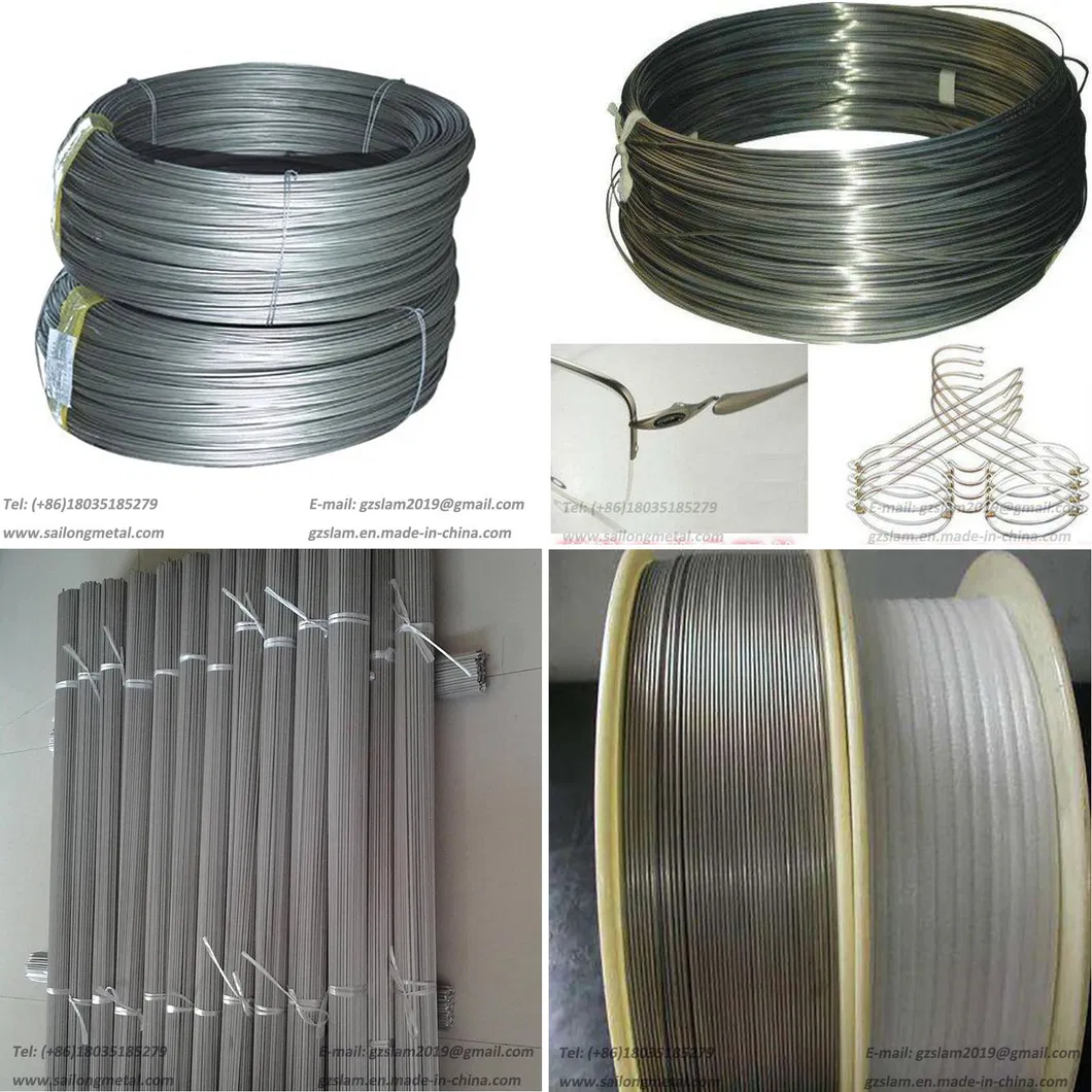 High Quality China Supply ASTM B863 Gr2 Pure Titanium Coil Wire for Industrial