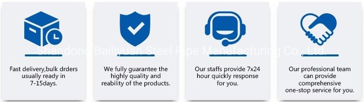 High Quantity BS1387 Standard Galvanized Steel Pipes