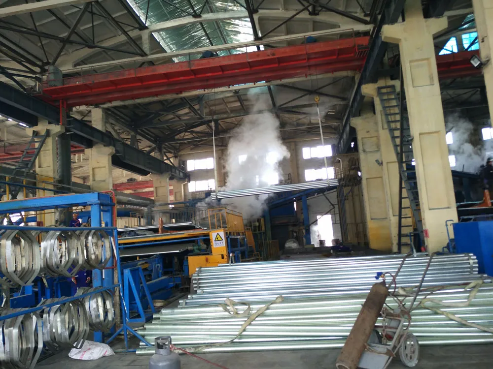 Hot DIP Galvanized Steel Pipes Rounded BS 1387 Hot DIP Galvanized Steel Pipes Gi Iron Steel Pipe Factory Manufacturer