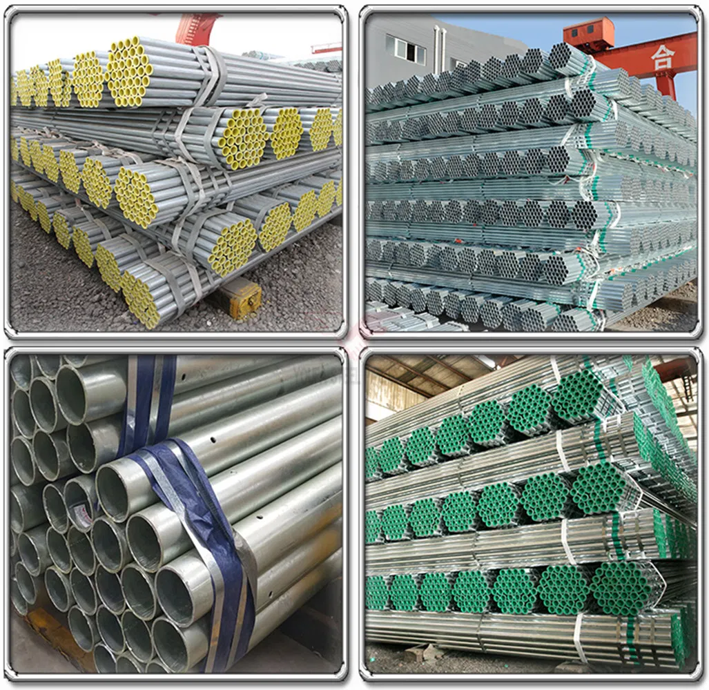 Hot DIP Galvanized Steel Pipes Rounded BS 1387 Hot DIP Galvanized Steel Pipes Gi Iron Steel Pipe Factory Manufacturer
