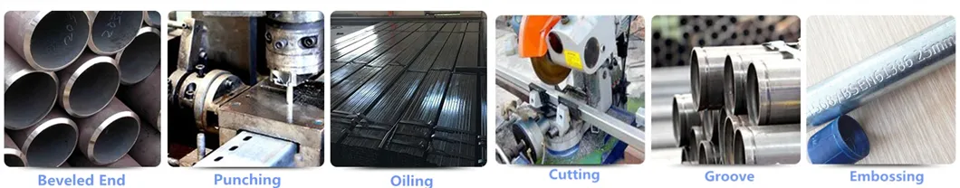 Hot Rolled Carbon Seamless Steel Pipe St37 St52 1020 1045 A106b Fluid Pipe