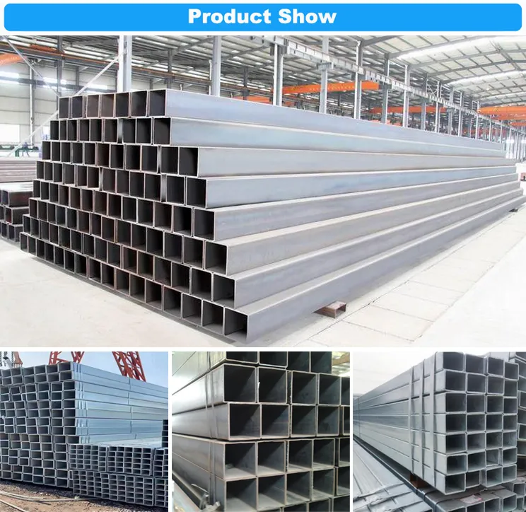 Hot Sale Stock Pirce ASTM A53 Hollow Section Zinc Square Pipe Steel Tube