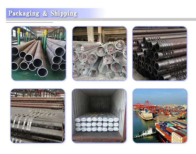 Hot Selling A106b/A53b Q345b Sch40 6m Length Black Painting Carbon Seamless Steel Pipe for Low Pressure Liquid Delivery Supplier