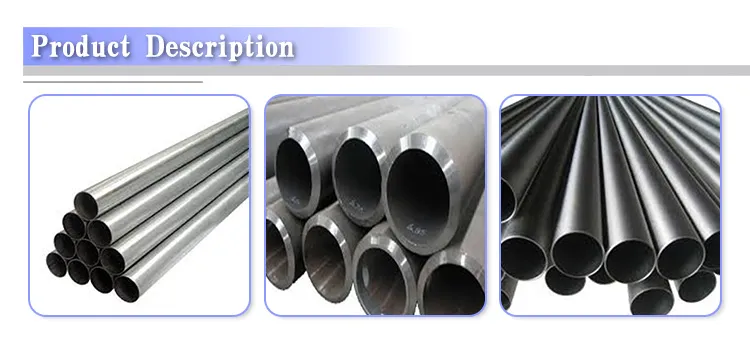Hot Selling A106b/A53b Q345b Sch40 6m Length Black Painting Carbon Seamless Steel Pipe for Low Pressure Liquid Delivery Supplier
