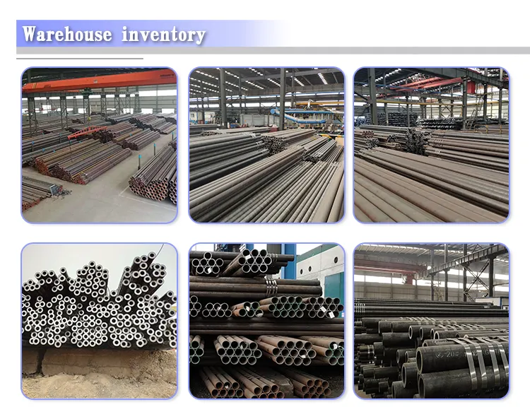 Hot Selling A106b/A53b Q345b Sch40 6m Length Black Painting Carbon Seamless Steel Pipe for Low Pressure Liquid Delivery Supplier