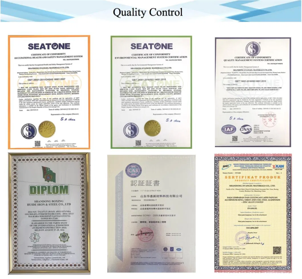 Iron Sheet Az80 for Building Material Low Price