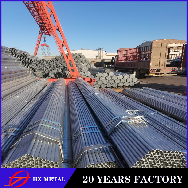 Low Carbon Steel Hot DIP Galvanized  Scaffolding  Steel Tube