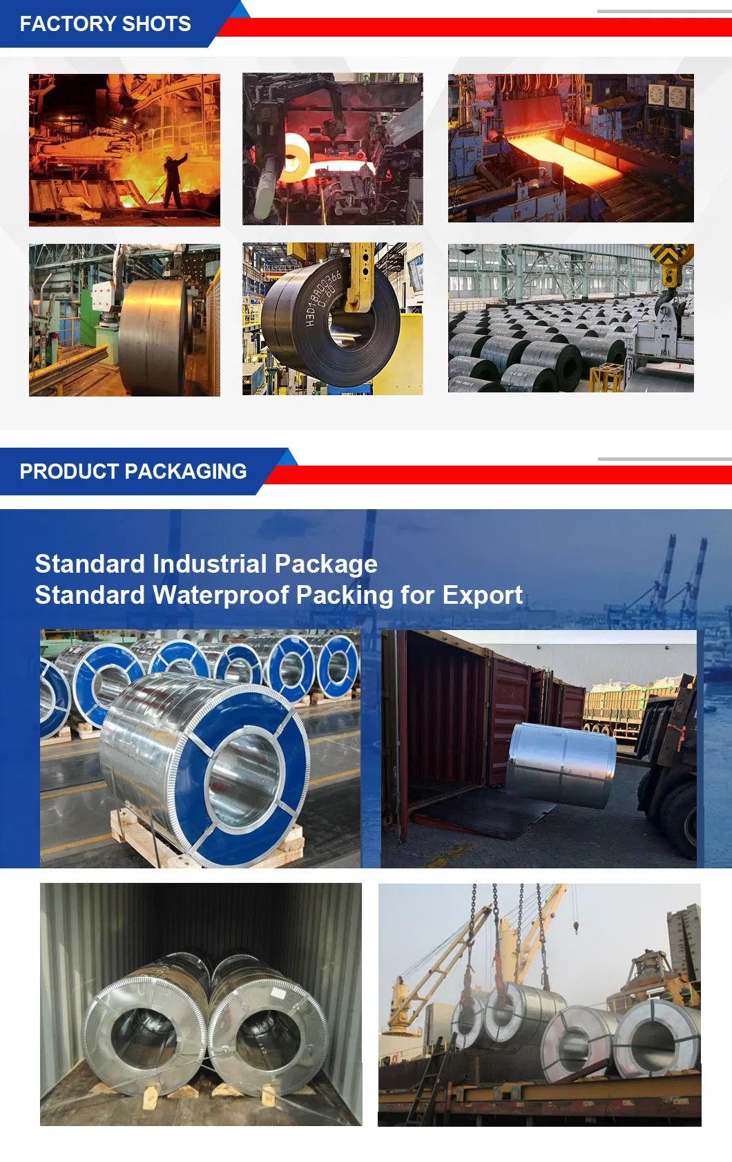 Low-Cost Products Used in Grids/Manufacturing/Building Materials/Bridges/Cruise Ships Cold/Hot Rolled SPHC Hr Pickling Oiled Low-Carbon Metal Coils