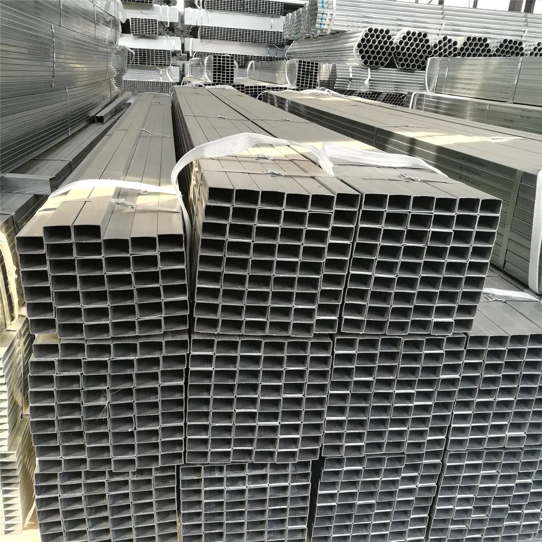 Made in China Burr Removed Pre-Galvanized Square Pipes From 10X10 mm ~100 X 100 mm