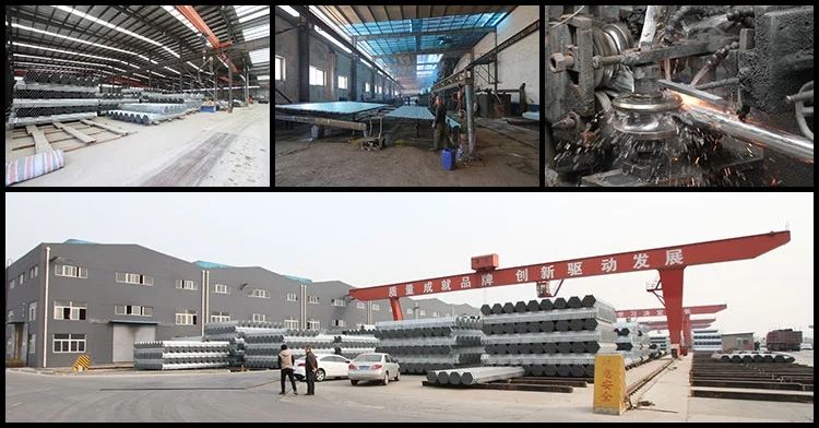 Made in China Factory Price Construction Material En39 HDG Galvanized Steel Tube