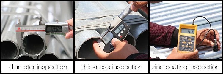Made in China Factory Price Construction Material En39 HDG Galvanized Steel Tube