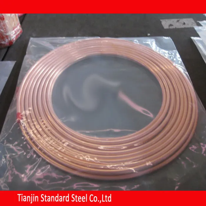 Pancake Coil Seamless Copper Pipe for Refrigerator