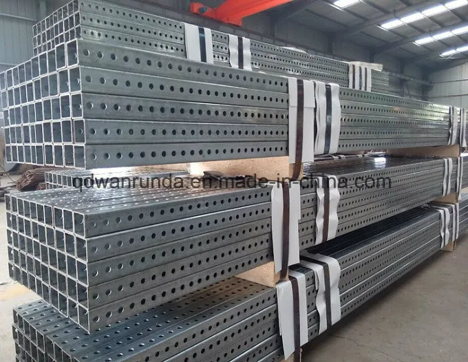 Plain/Pre-Galvanized/HDG/Powder Coating Perforated Tube