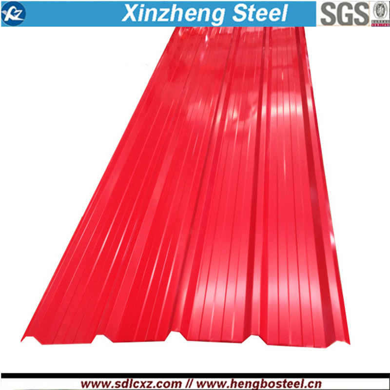 Popular Color Coated Steel Roofing Sheet in Africa