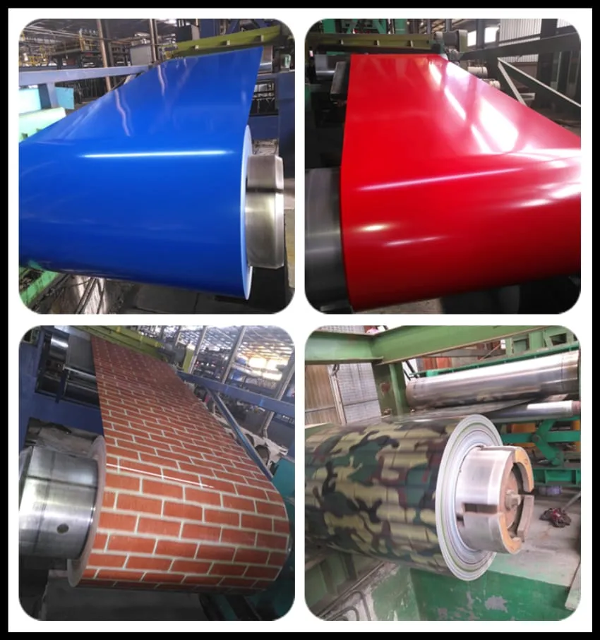 PPGI Color Coil Bocxing PPGI Corrogated Roofing Sheets Saber Certificate PPGI Coils