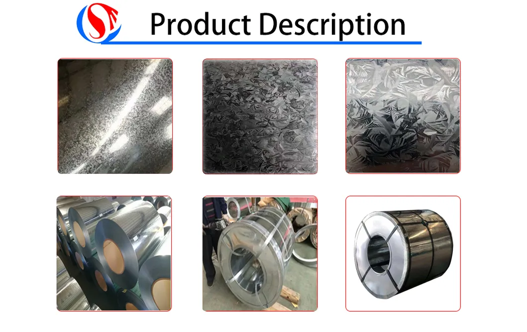 PPGI/HDG/Gi/SPCC Dx51 Zinc Cold Rolled/Hot Dipped Galvanized Steel Coil