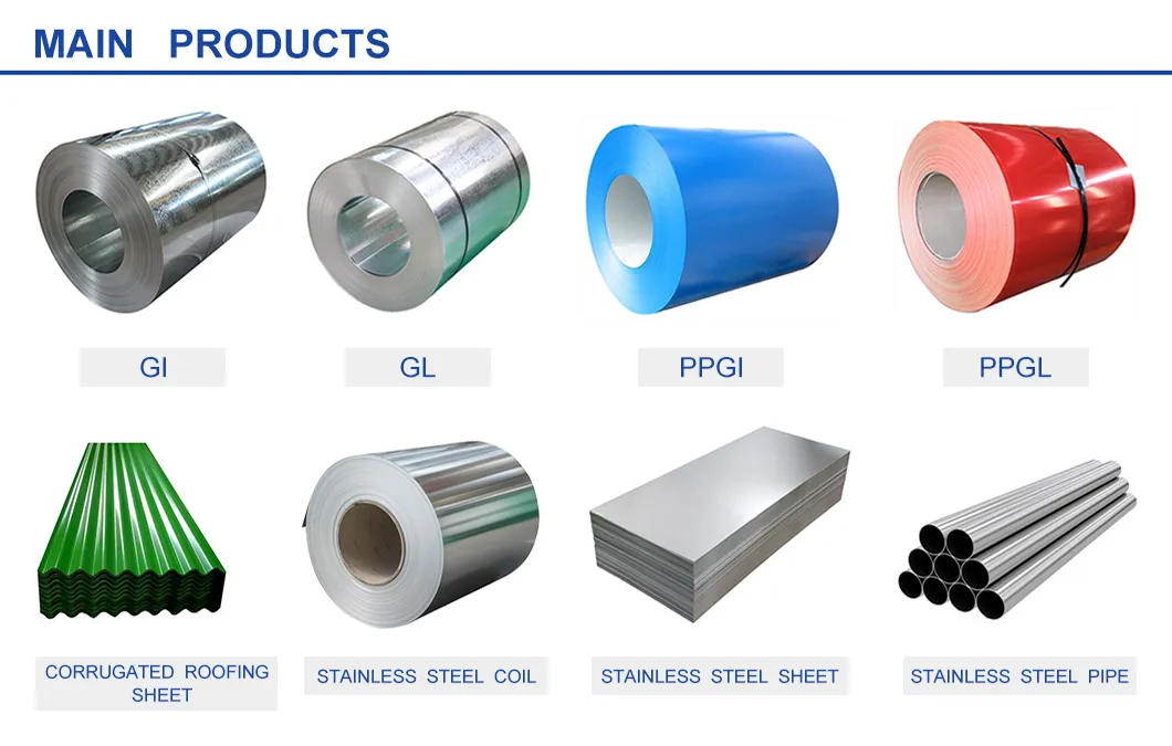 PPGI Steel Coils Color Matt PPGI Prepainted Galvanized Steel Coil