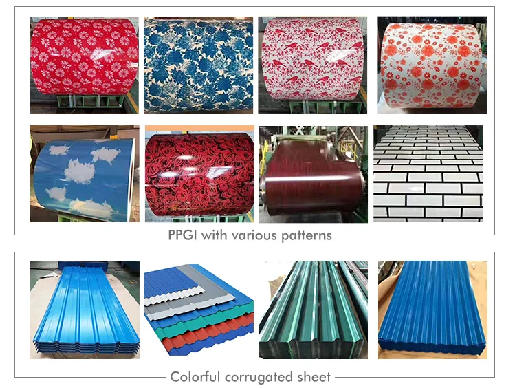 PPGL Coil Prime PPGI Steel Coils Dx51d Color Coated Steel Prepainted Steel Coil for Roofing Sheet