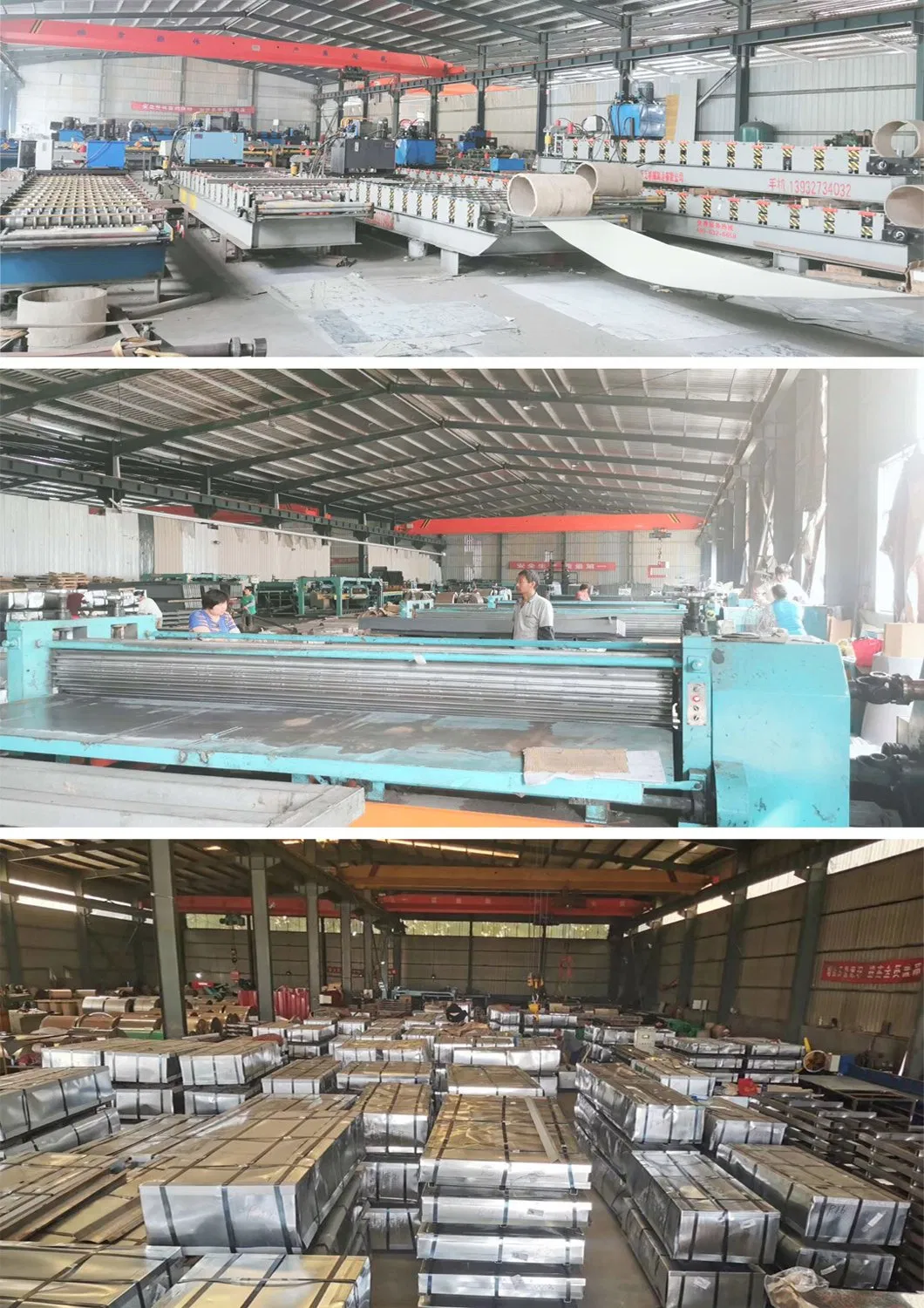 Prepainted Zinc Coated Tiles Galvalume Corrugated Roofing Sheet