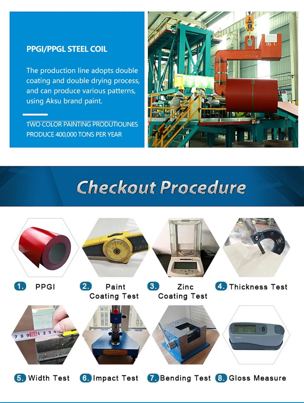 Prime Coating Zinc G60 G80 G100 G150 G180 G275 PPGI Prepainted Galvanized Steel Coil