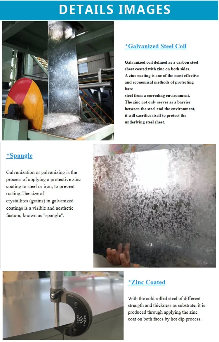 S220gd Z275 Galvanized Steel Coil and Az150g Aluzinc Steel Coil