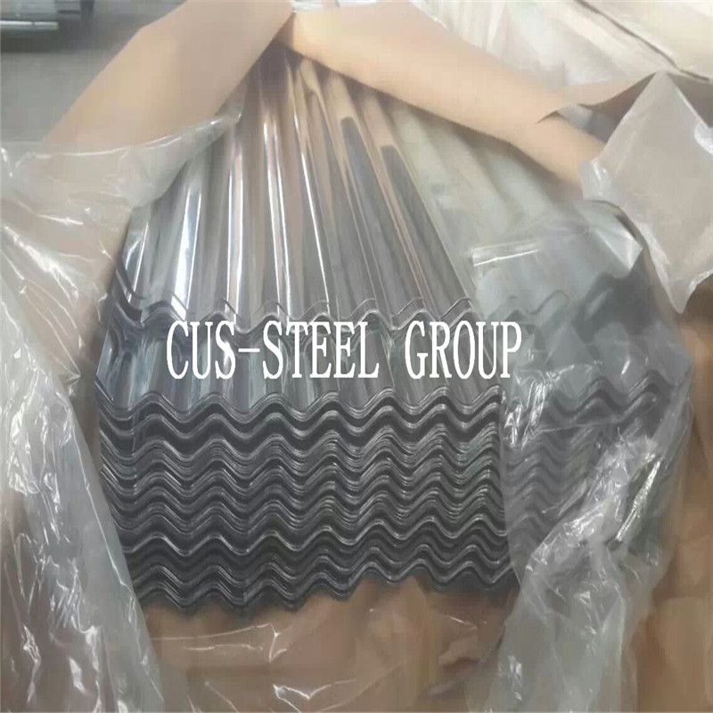Sierra Leone Five Stars Bright Galvanized Roofing Corrugated Steel Sheet