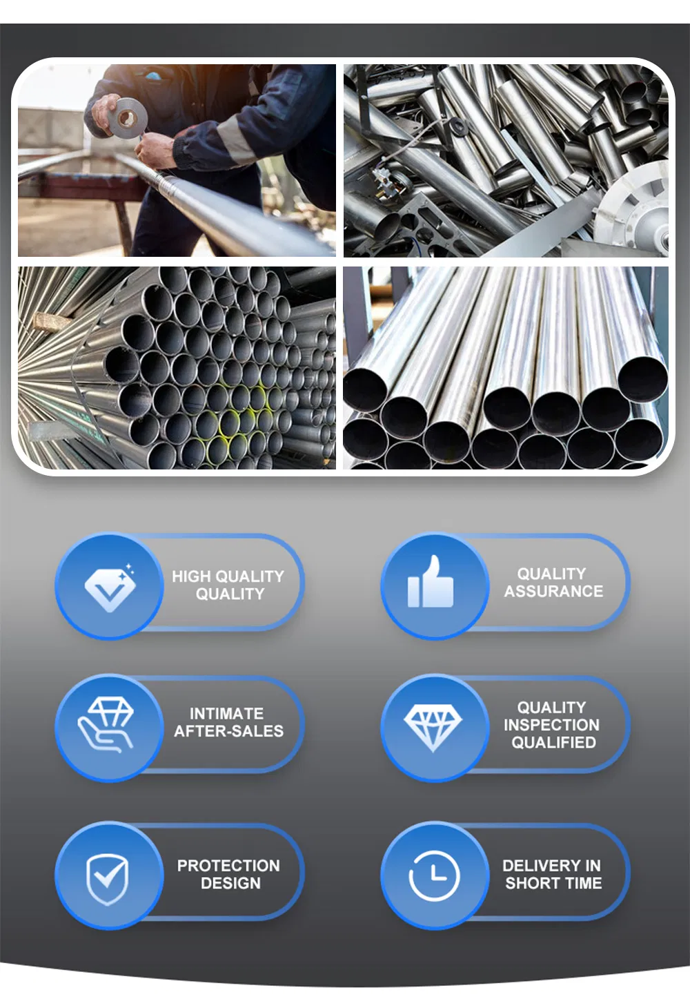 Stainless Steel Pipe (316L 304L 316ln 310S 316ti 347H 310moln 1.4835 1.4845)