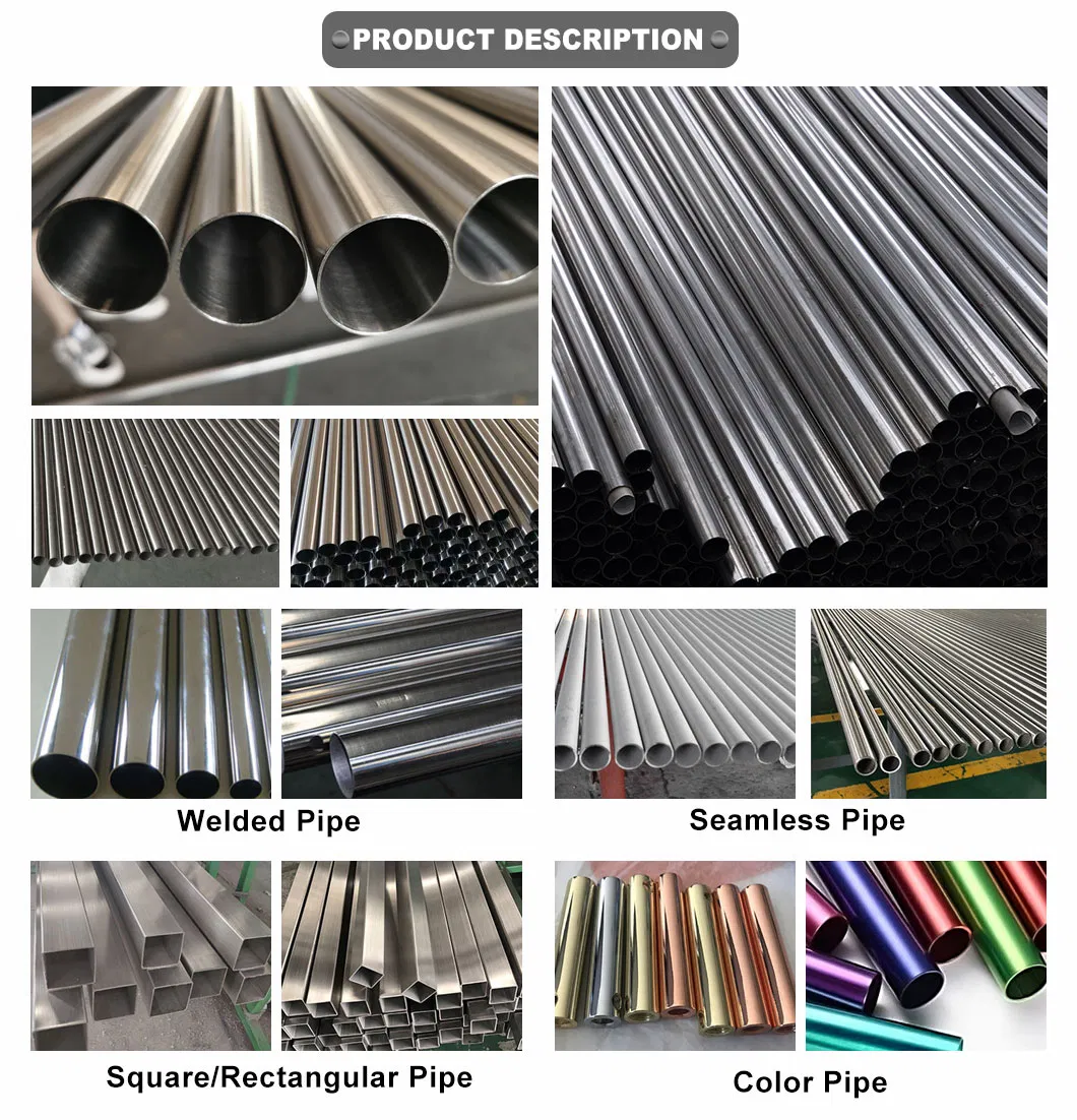 Standard Size and Good Surface Finish 304 Stainless Steel Tube