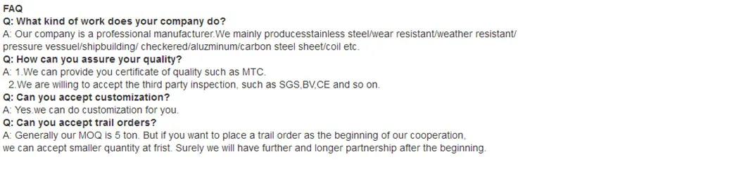 Steel Material AISI 304 316 316L Hot Rolled Stainless Coil