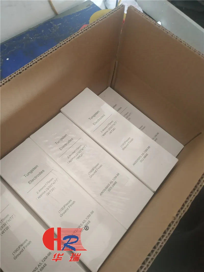 Wc20 Tungsten Electrode From China Factory