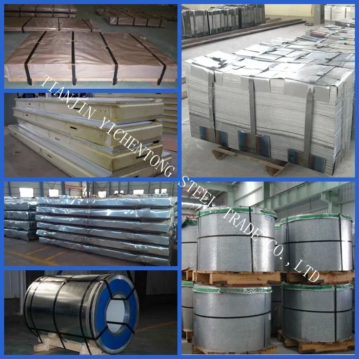 Zinc Coating G40-G275 Dx51d+Zn Galvanized Steel Strip Sheet Plate Galvanized Coil Gi Steel Coil