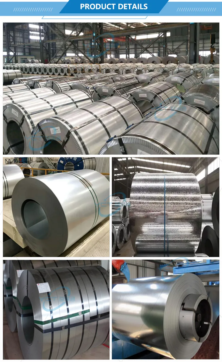 Zinc Coating G40-G275 Dx51d+Zn Galvanized Steel Strip Sheet Plate Galvanized Coil Gi Steel Coil