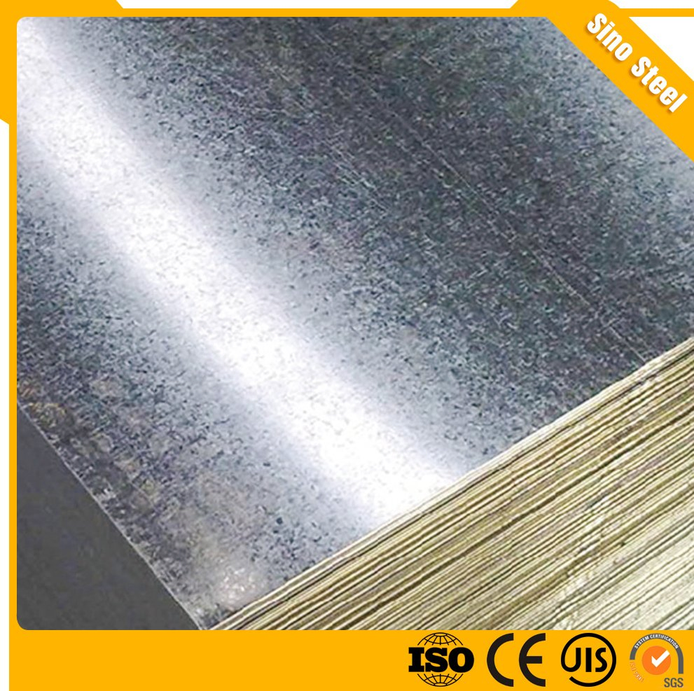 Zincoated 40-275g Thickness 0.15-2mm Galvanized Steel Sheet